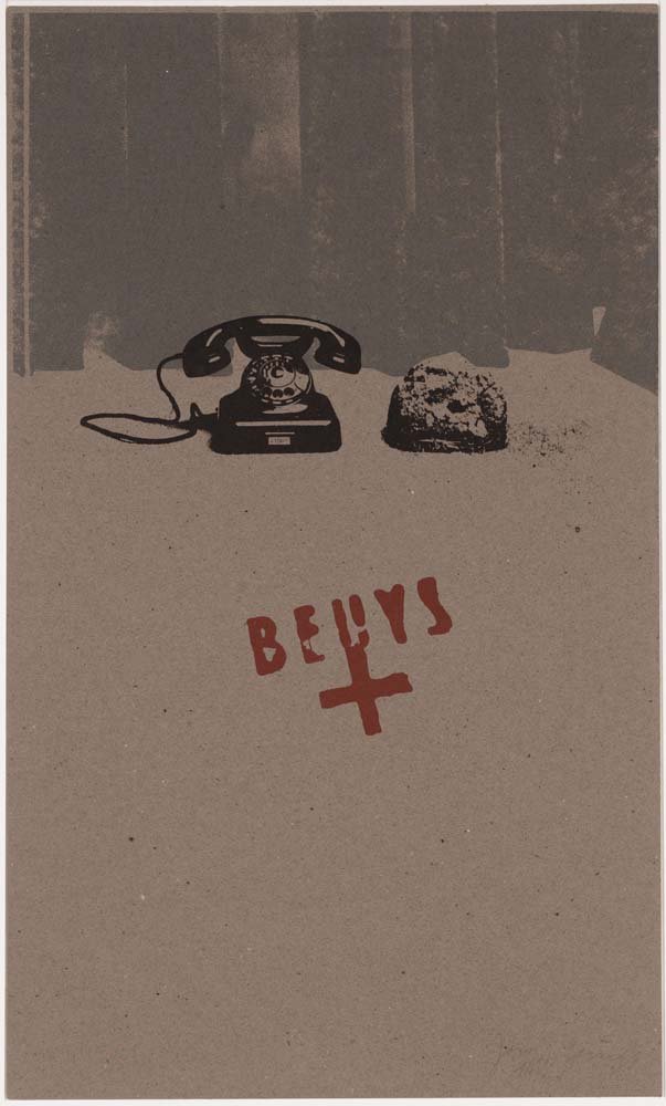 Joseph Beuys - Earth Telephone, vintage art, modern poster print