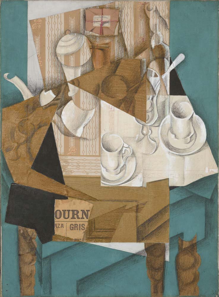 Juan Gris - Breakfast, vintage art, modern poster print