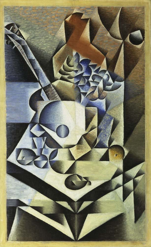 Juan Gris - Still Life with Flowers, vintage art, A3 (16x12") Poster Print