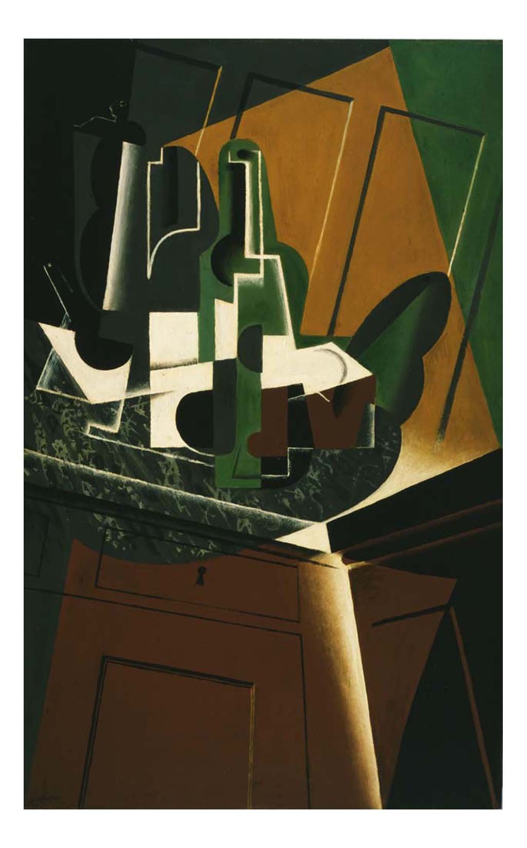Juan Gris - The Sideboard, 16x12" (A3) Poster Print