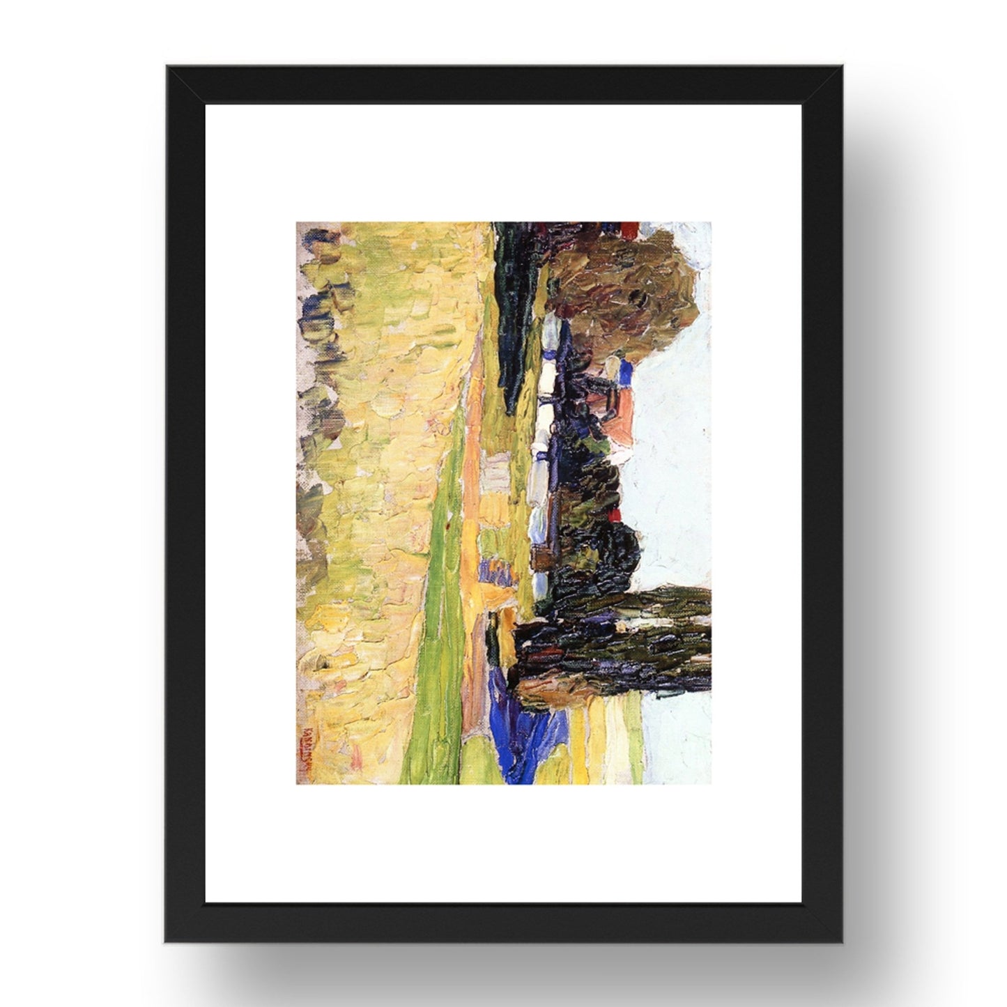 Kallmunz Sunset 1903A3+ by Wassily Kandinsky, 17x13" Frame