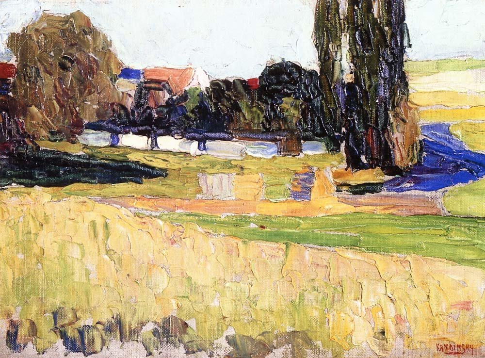 Kallmunz - Sunset - Wassily Kandinsky -1903 by Wassily Kandinsky, 23x16"( A2 size ) Poster Print