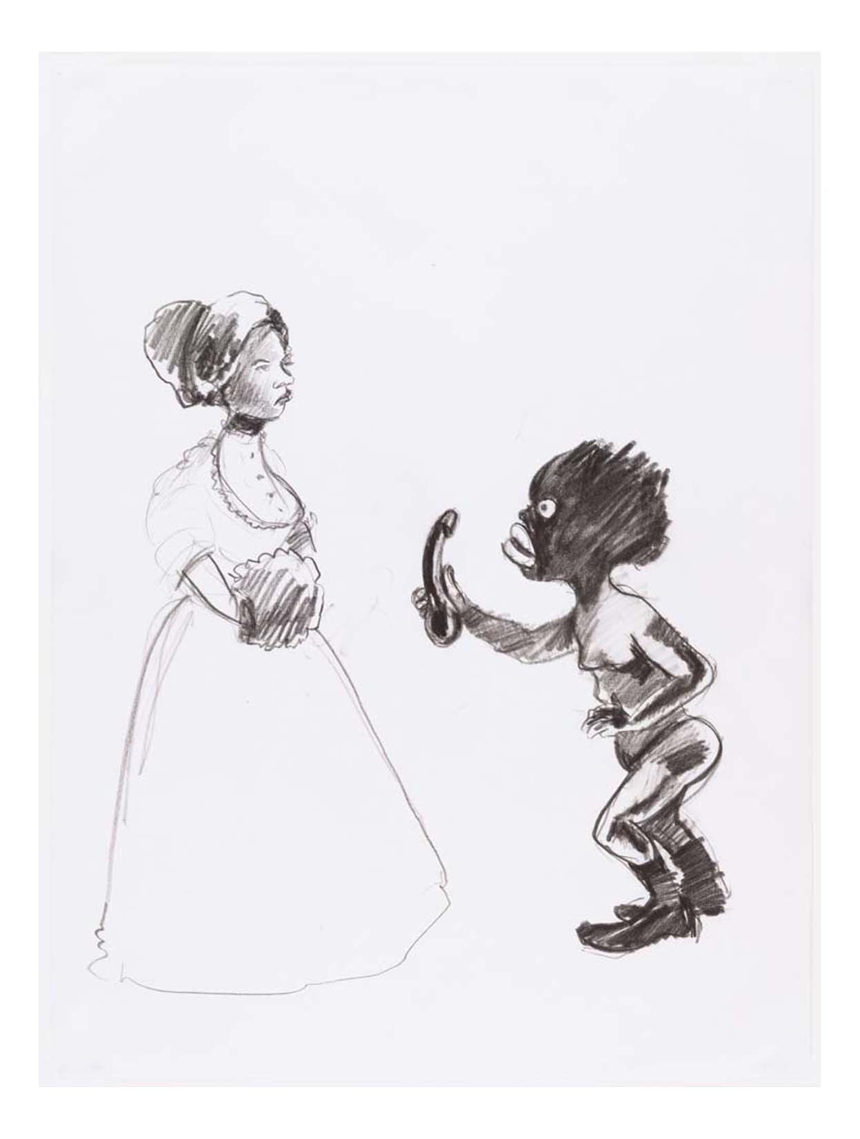 Kara Walker - Untitled (4), 16x12" (A3) Poster Print