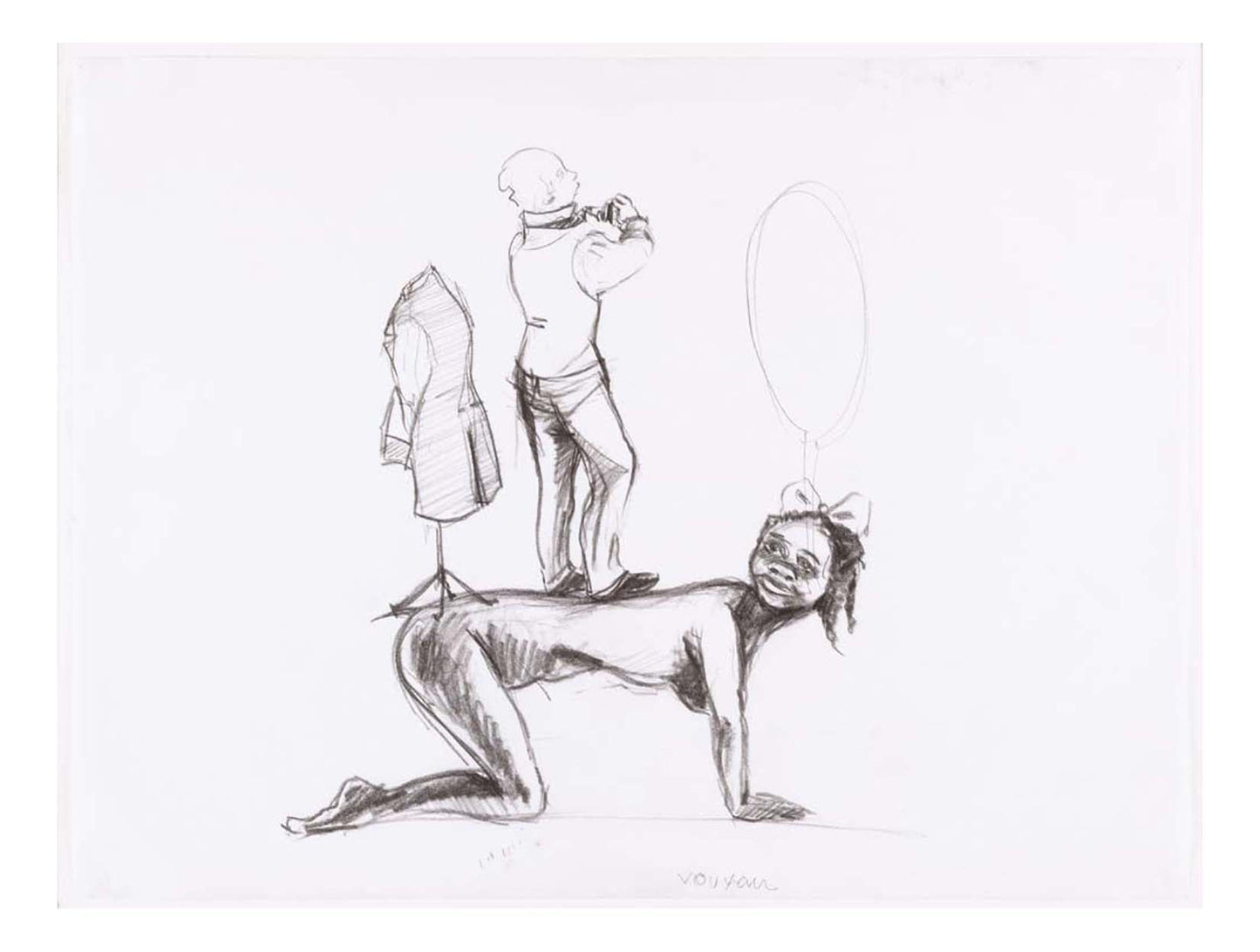 Kara Walker - Untitled (8), 16x12" (A3) Poster Print