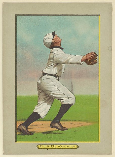 :Kid Elberfeld Third Baseman Washington Nationals from Turk-16x12"(A3) Poster