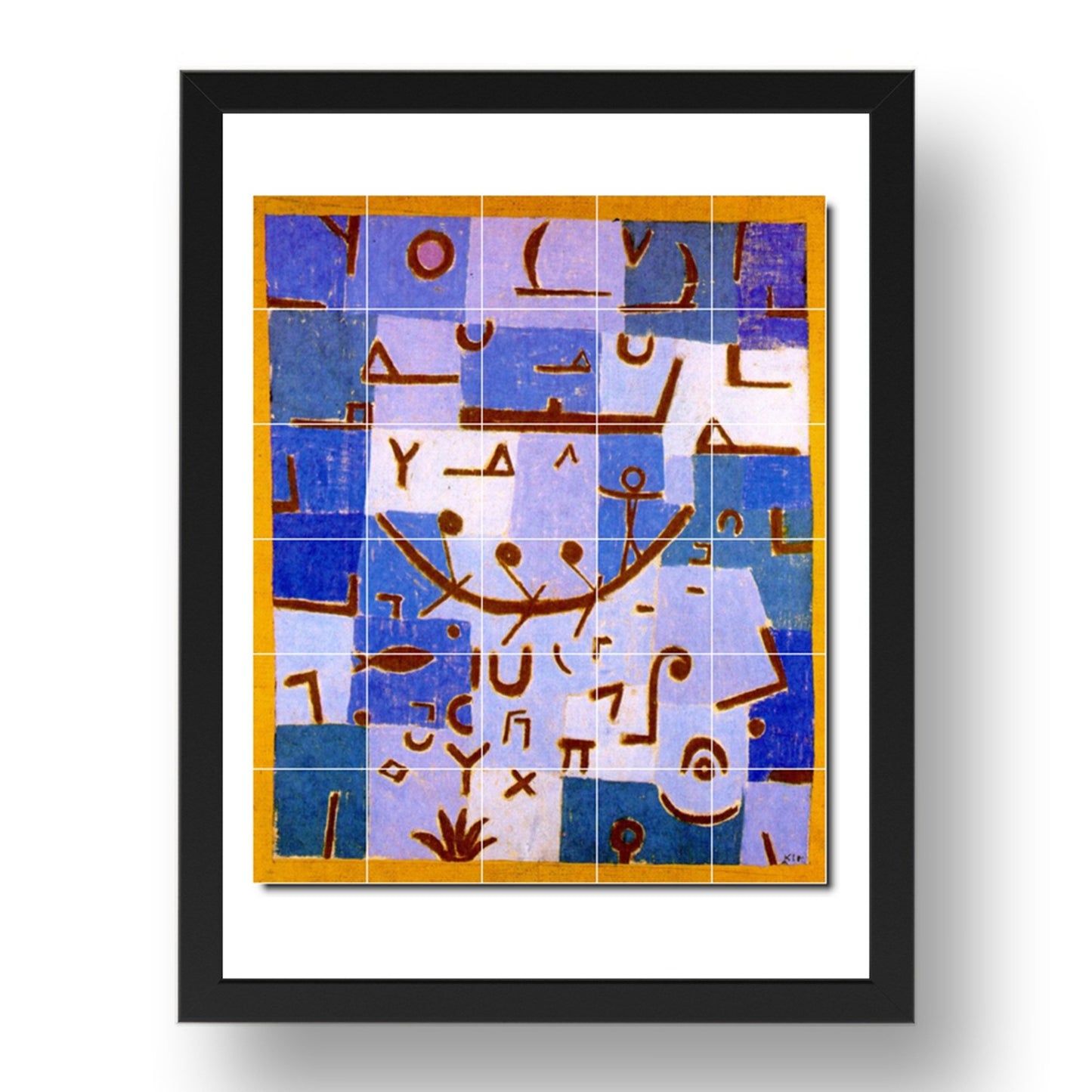 klee paul legend of the nile, vintage art, A3 (16x12") Poster Print