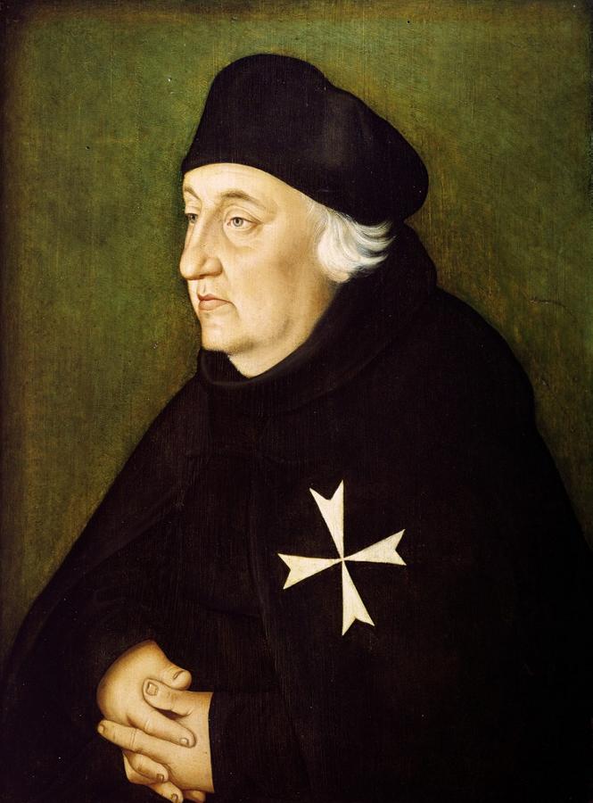 Knight of the Order of Malta, vintage artwork by Hans Baldung, A3 (16x12") Poster Print