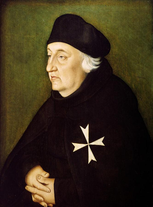 Knight of the Order of Malta, vintage artwork by Hans Baldung, A3 (16x12") Poster Print