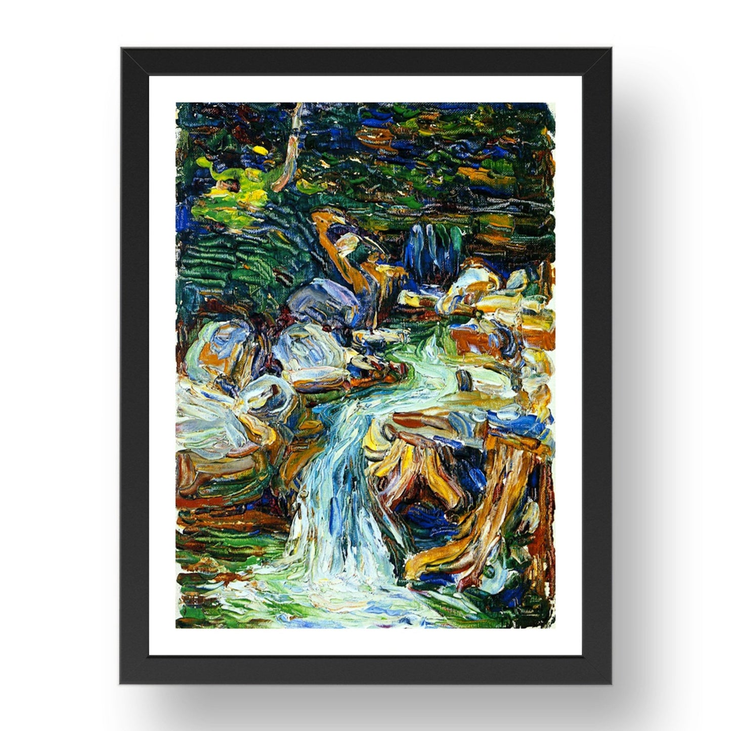 Kochel Waterfall II 1902 by Wassily Kandinsky, 17x13" Frame