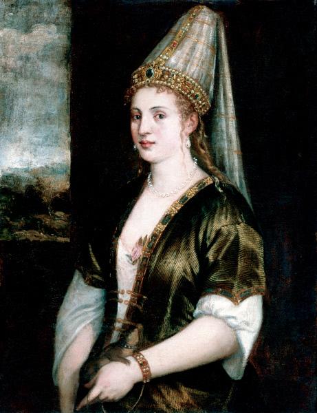 La Sultana Rossa, vintage artwork by Titian, A3 (16x12") Poster Print