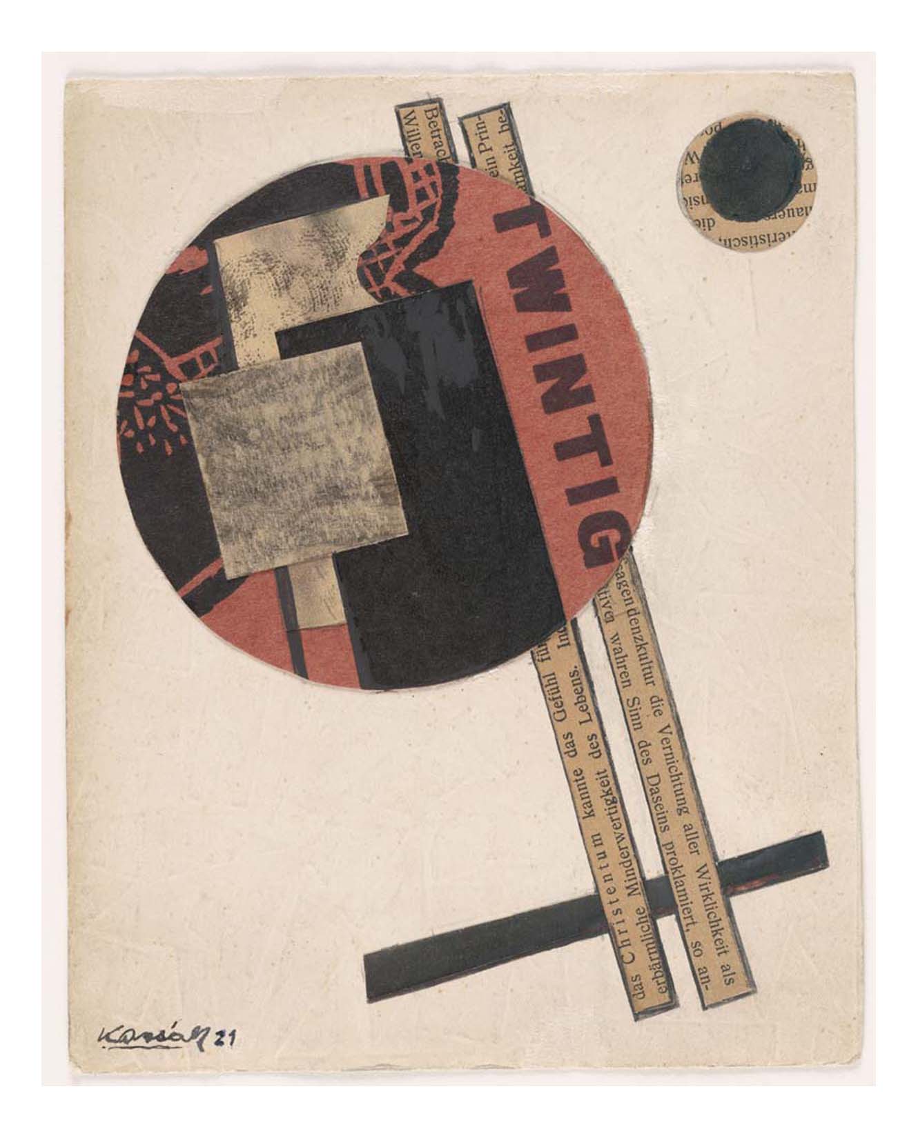 Lajos Kassak - Untitled, 16x12" (A3) Poster Print