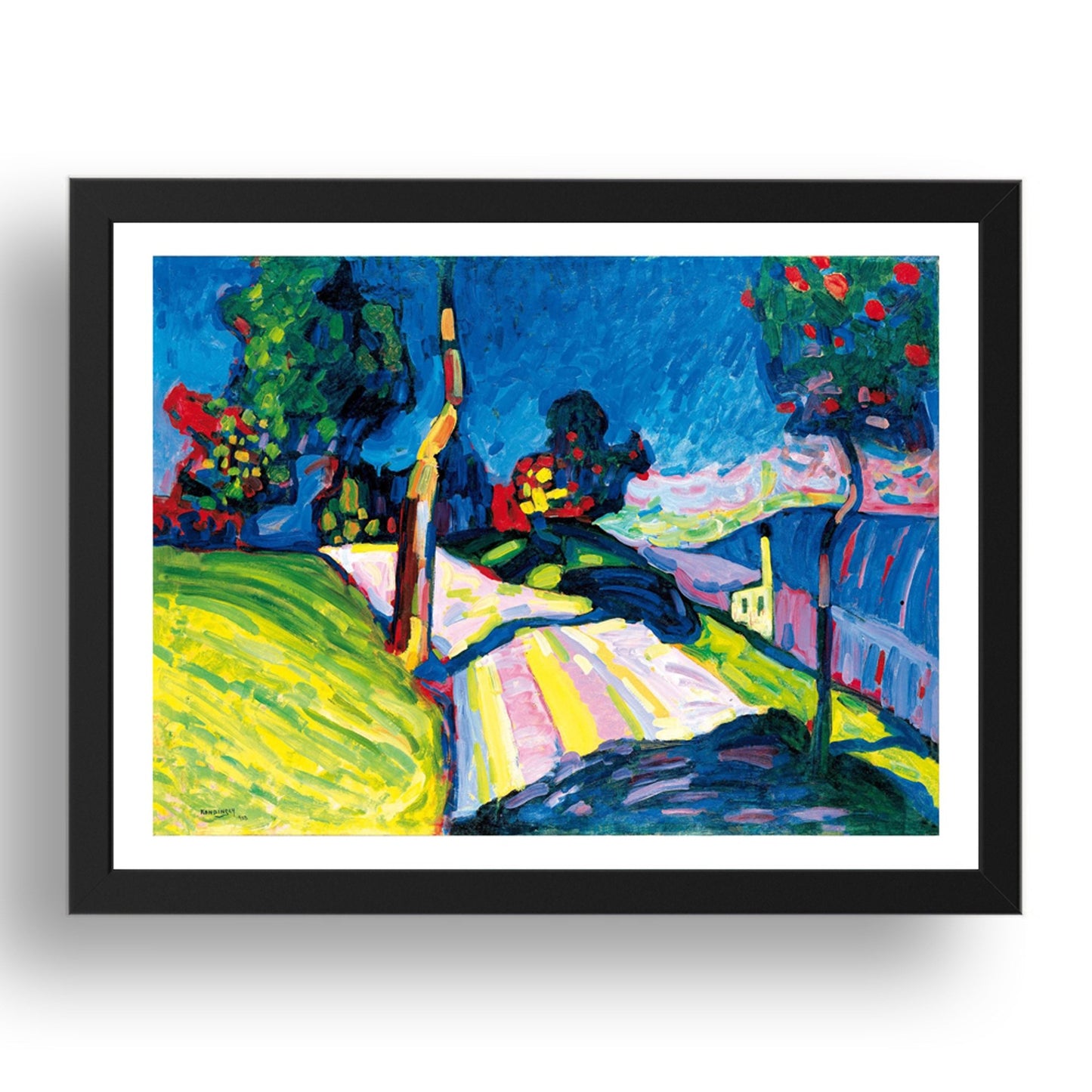 Landscape 3 by Wassily Kandinsky, 17x13" Frame
