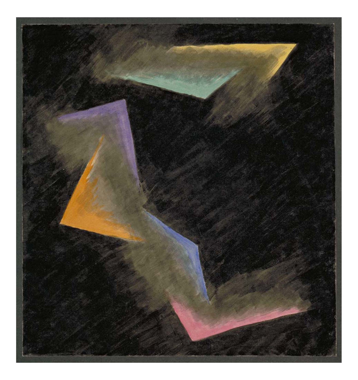 Leopold Survage - Colored Rhythm Study for the Film (11), 16x12" (A3) Poster Print