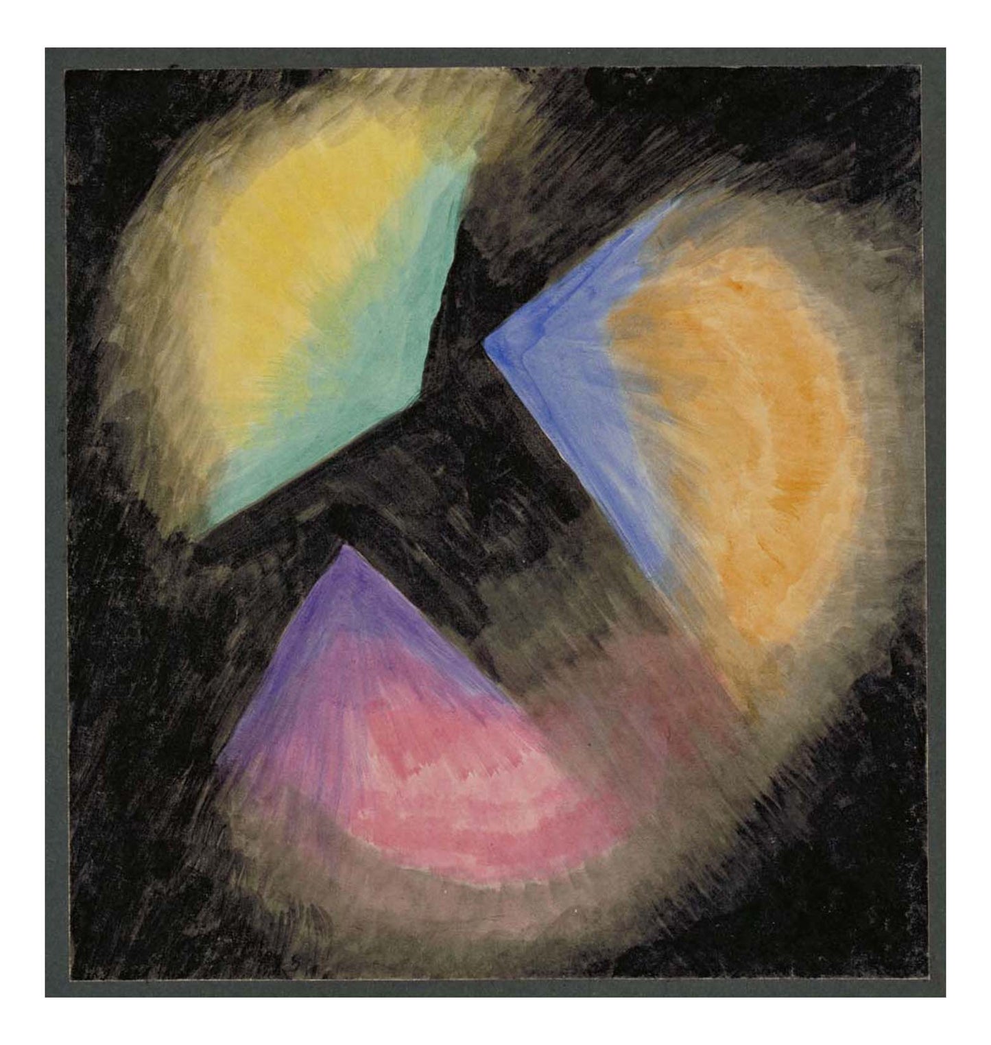 Leopold Survage - Colored Rhythm Study for the Film (12), 16x12" (A3) Poster Print