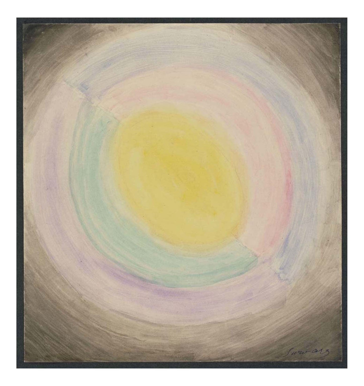 Leopold Survage - Colored Rhythm Study for the Film (22), 16x12" (A3) Poster Print