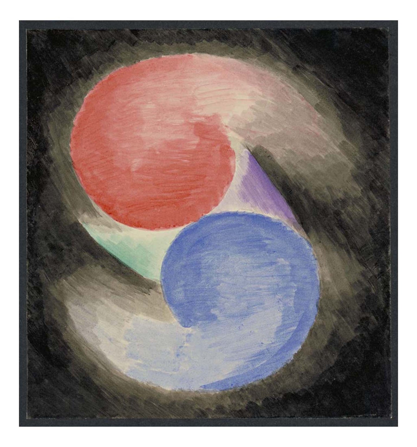 Leopold Survage - Colored Rhythm Study for the Film (25), 16x12" (A3) Poster Print