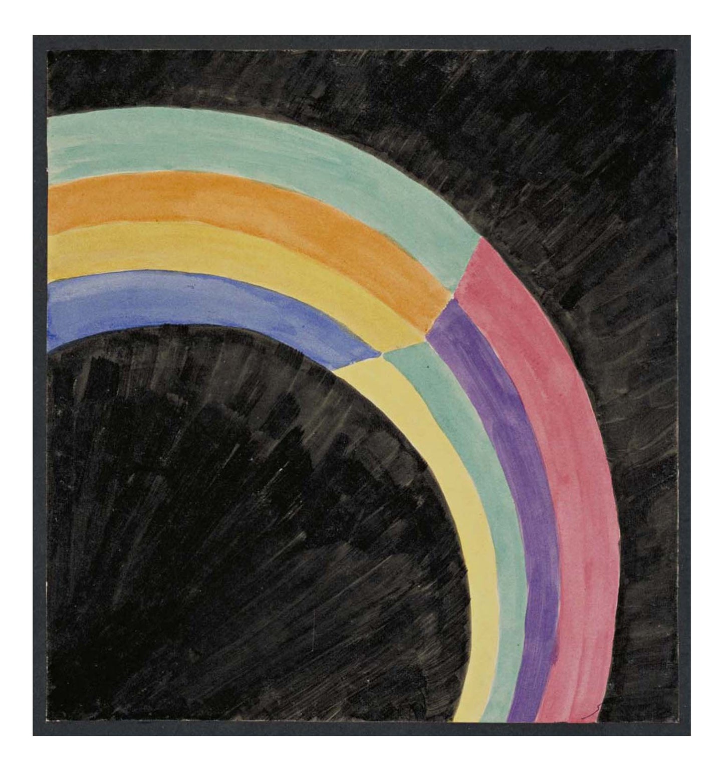 Leopold Survage - Colored Rhythm Study for the Film (32), 16x12" (A3) Poster Print