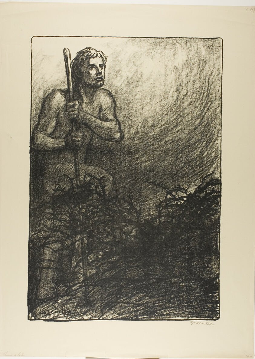 Les Temps Nouveaux by Theophile-Alexandre Steinlen,23x16"( A2 size ) Poster Print