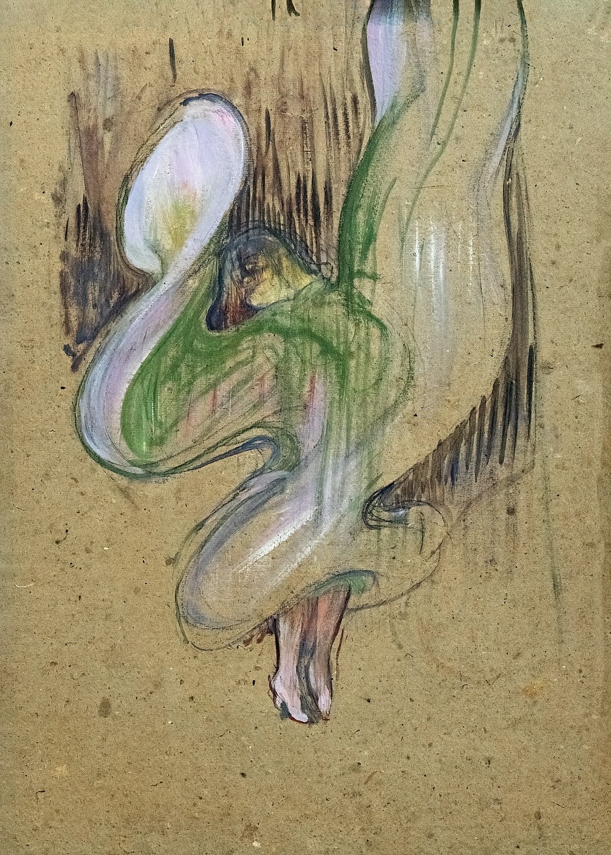 Loie Fuller at the Folies-Bergere by Henri de Toulouse-Lautrec, vintage art, modern poster print