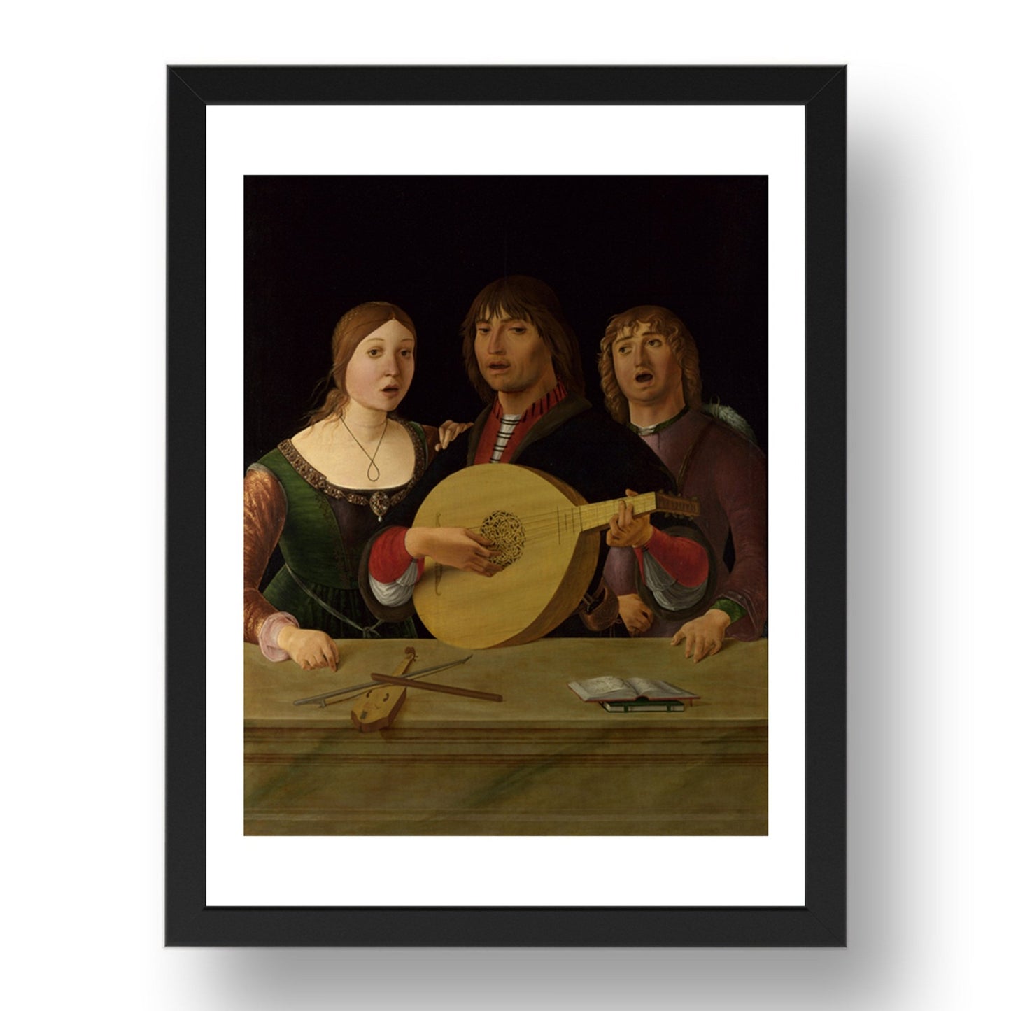 Lorenzo Costa: A Concert, Poster in 17x13"(A3) Frame