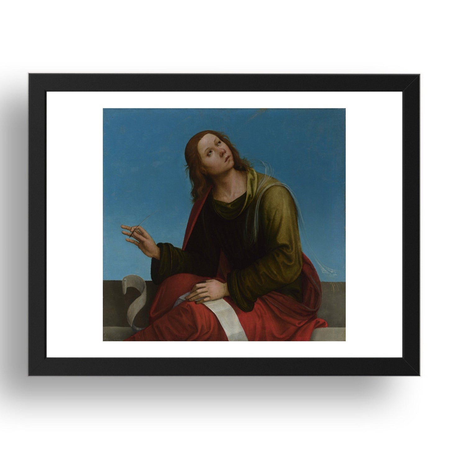 Lorenzo Costa: Saint John the Evangelist, Poster in 17x13"(A3) Frame