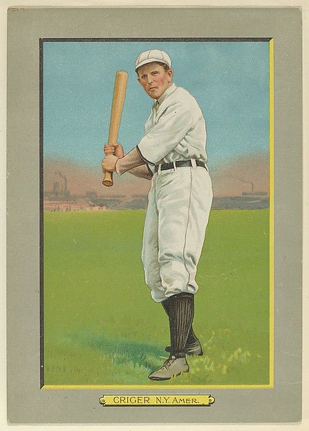 :Lou Criger Catcher New York Highlanders from Turkey Red Ca-16x12"(A3) Poster