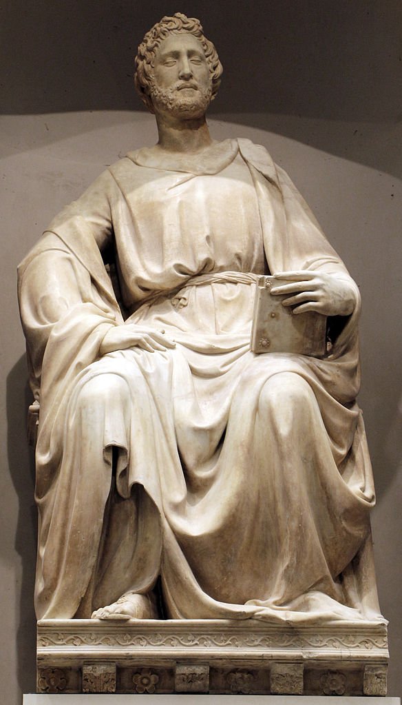 Lucas, vintage artwork by Nanni di Banco, A3 (16x12") Poster Print