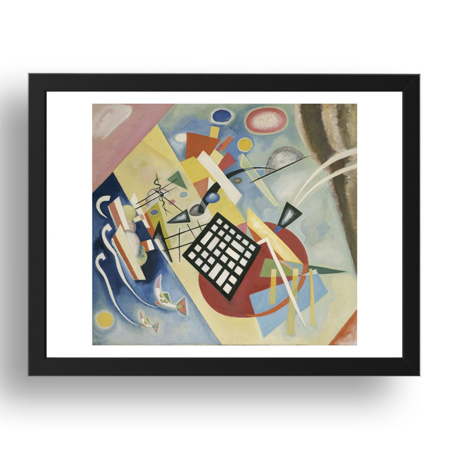 madrid by Wassily Kandinsky, 17x13" Frame