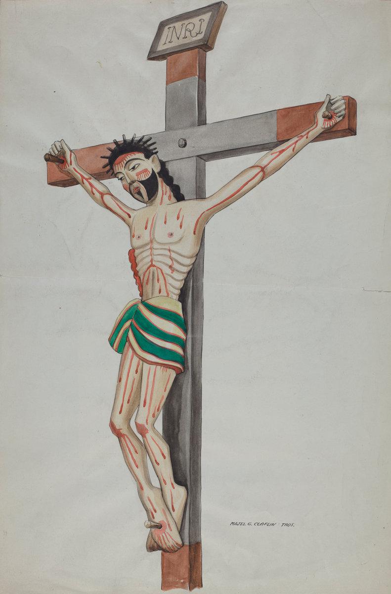 Majel G. Claflin:Cruciform - Bulto,16x12"(A3) Poster