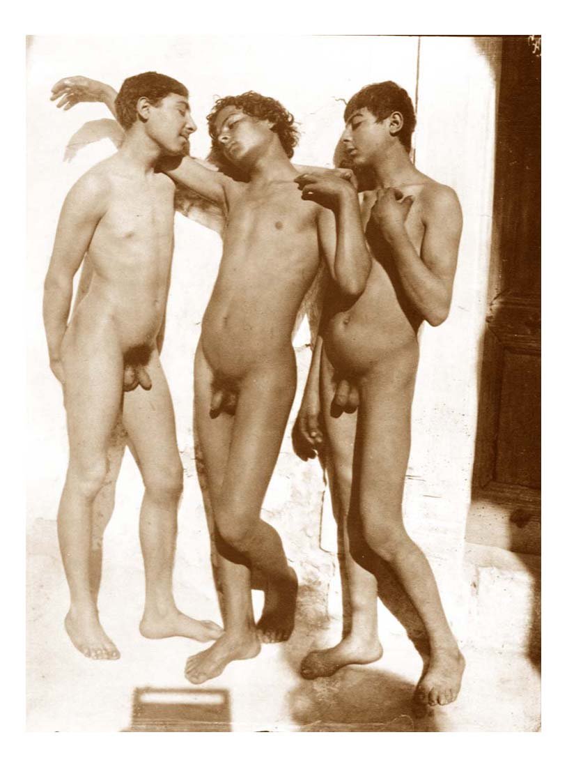 Male Nude, historic photo by Wilhelm von Gloeden, 16x12"(A3) Poster