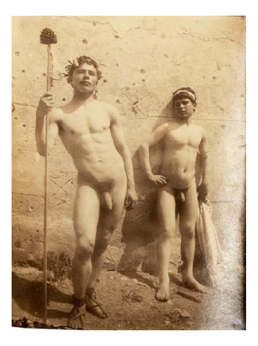 Male Nudes #28, historic photo by Wilhelm von Gloeden, 16x12"(A3) Poster