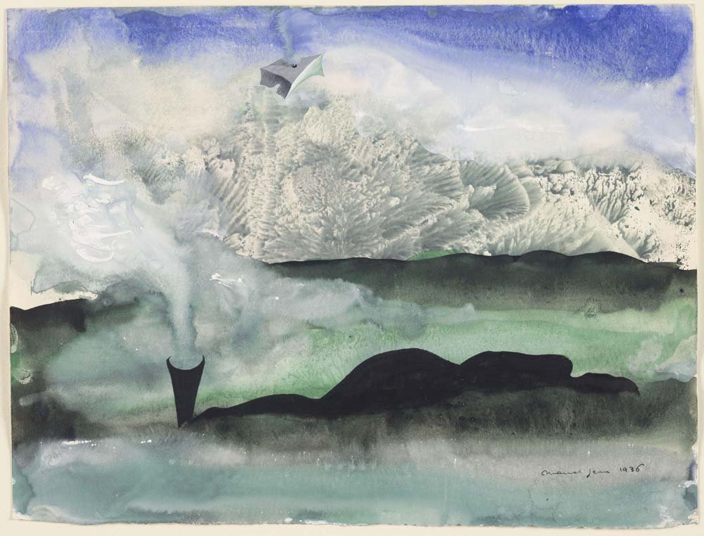 Marcel Jean - Untitled, vintage art, A3 (16x12") Poster Print