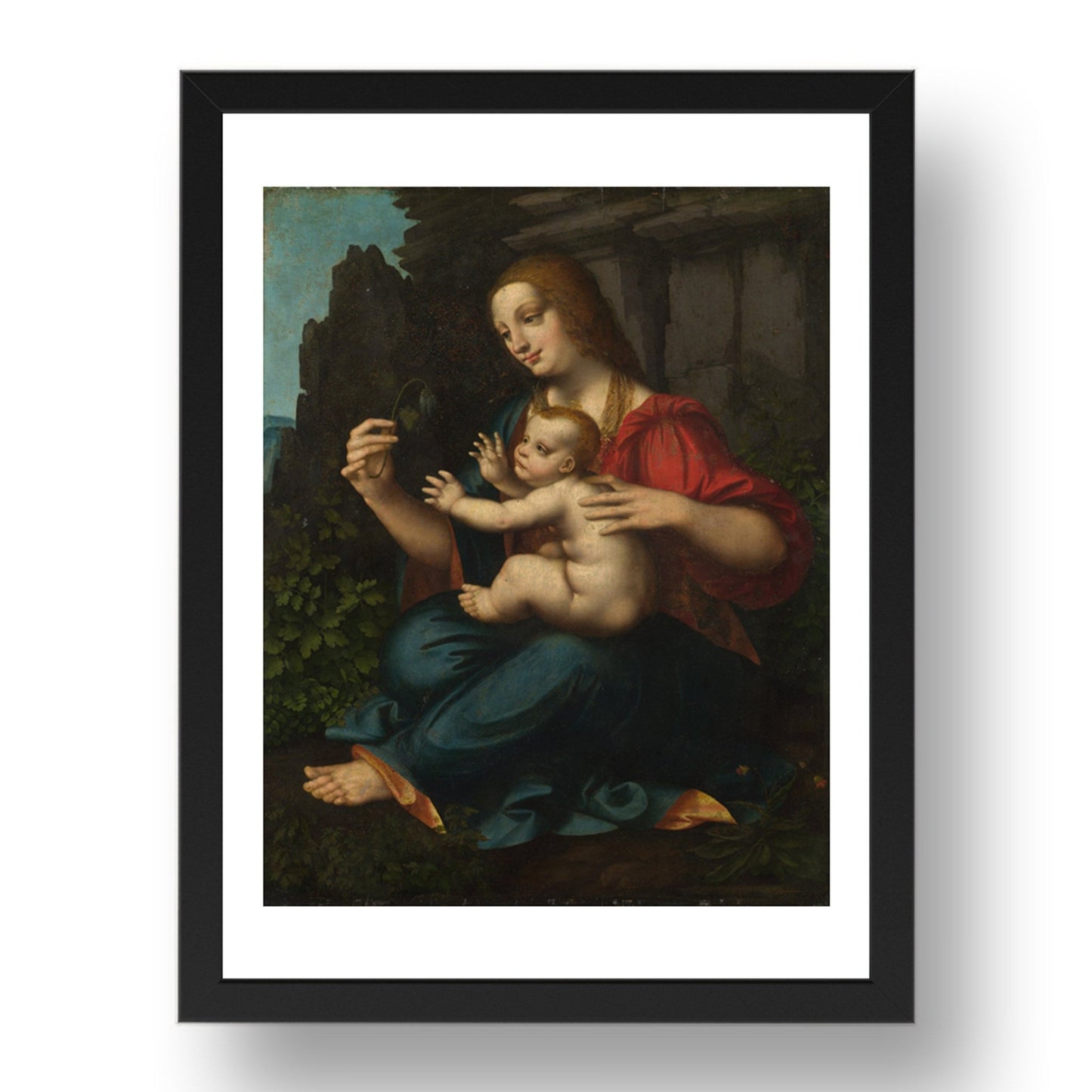 Marco d'Oggiono: The Virgin and Child, Poster in 17x13"(A3) Frame