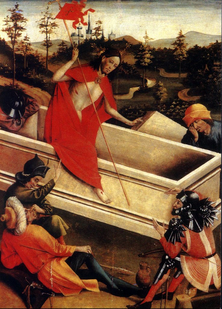 Marienfelder Altar (the Resurrection), vintage artwork by Johann Koerbecke, A3 (16x12") Poster Print