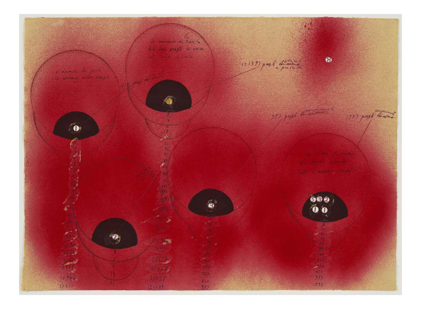 Mario Merz - Berliner Tasse, 16x12" (A3) Poster Print