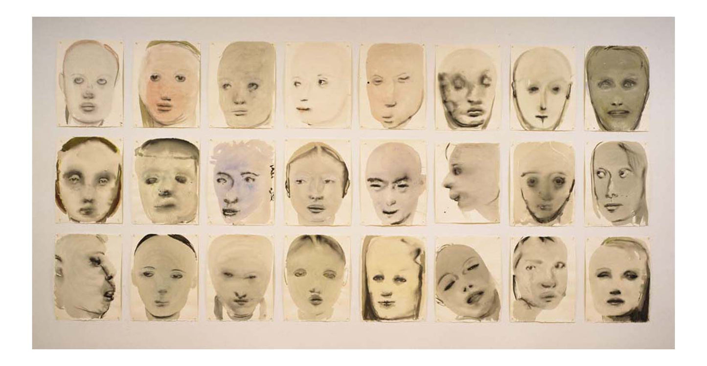 Marlene Dumas - Chlorosis, 16x12" (A3) Poster Print