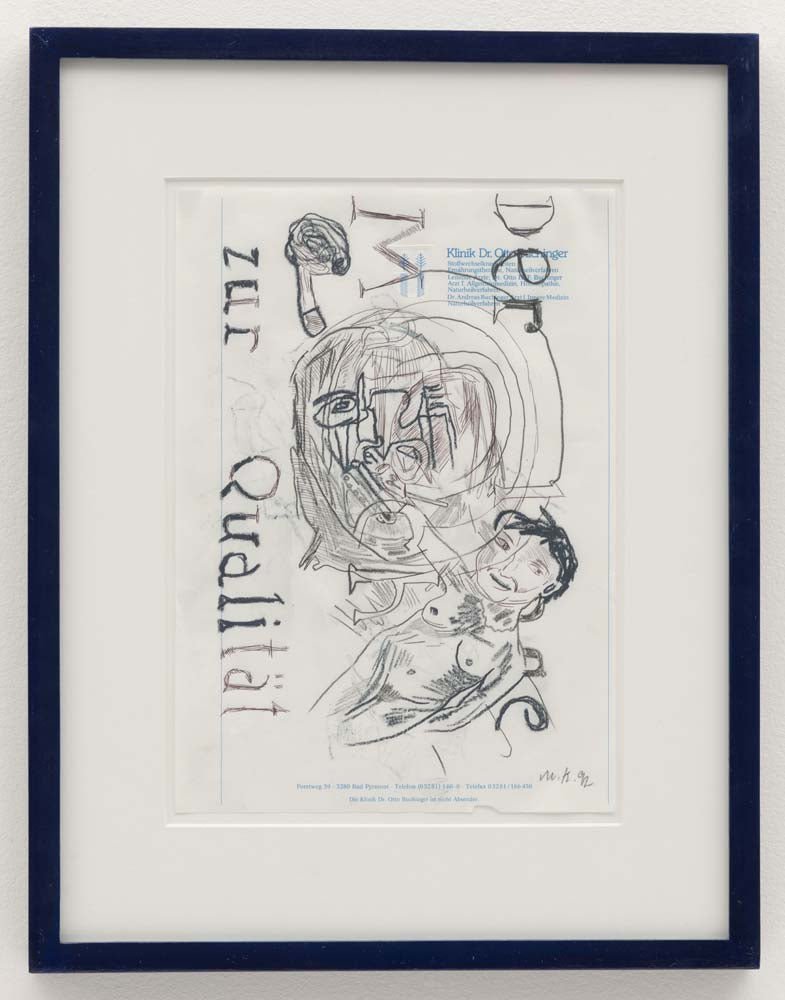 Martin Kippenberger - Untitled (5), vintage art, A3 (16x12") Poster Print