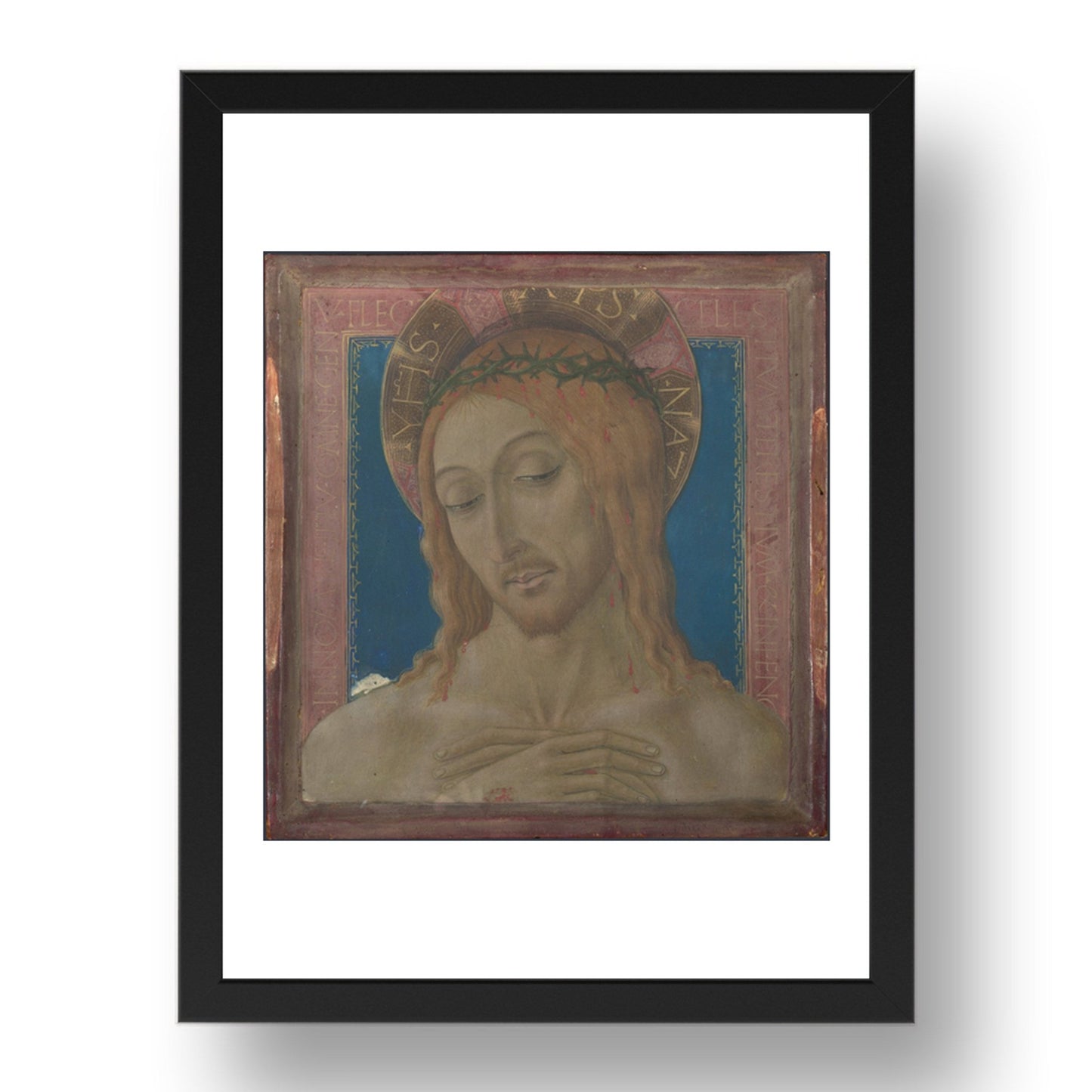 Matteo di Giovanni: Christ Crowned with Thorns, Poster in 17x13"(A3) Frame