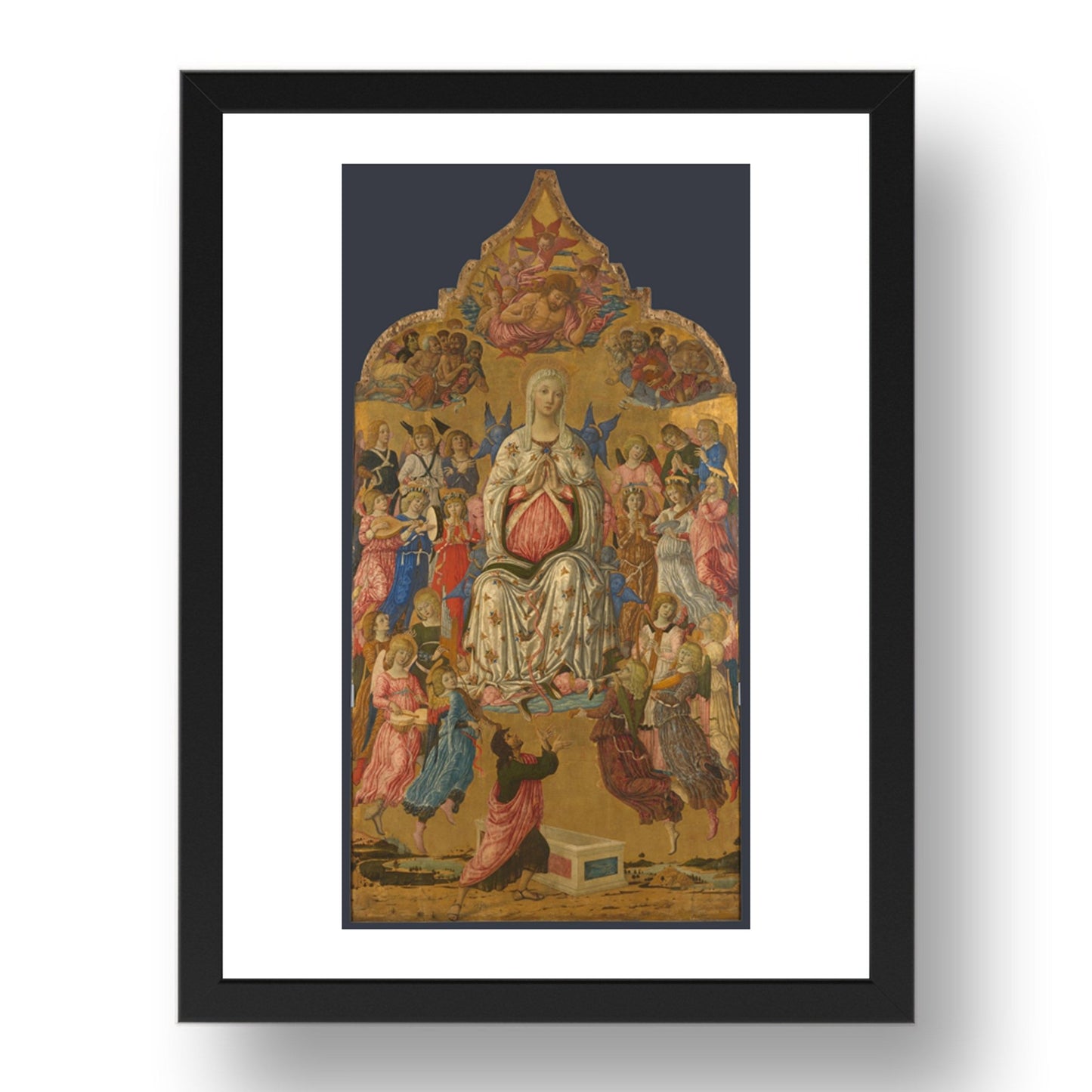 Matteo di Giovanni: The Assumption of the Virgin, Poster in 17x13"(A3) Frame