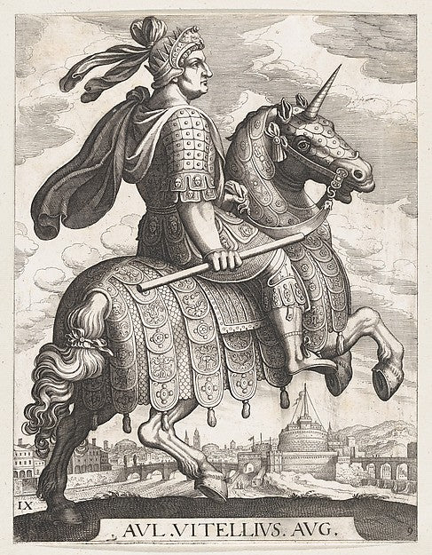 Matthäus Merian the Elder , After Antonio Tempesta:Plate 9:-16x12"(A3) Poster