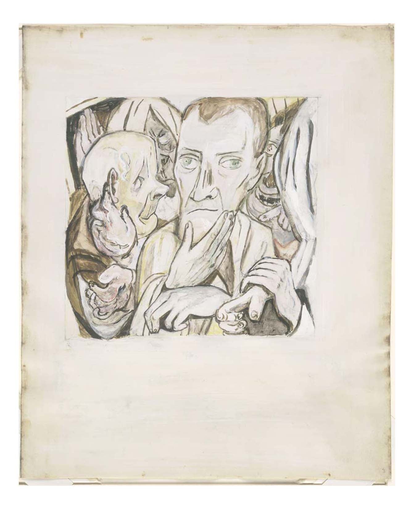 Max Beckmann - The Mocking of the Prodigal Son, 16x12" (A3) Poster Print