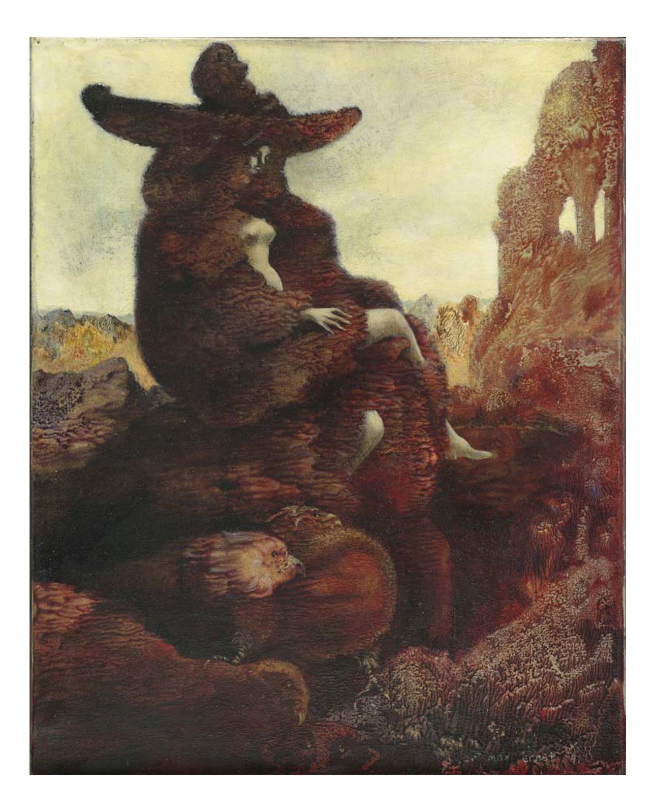 Max Ernst - Alice in 1941, 16x12" (A3) Poster Print