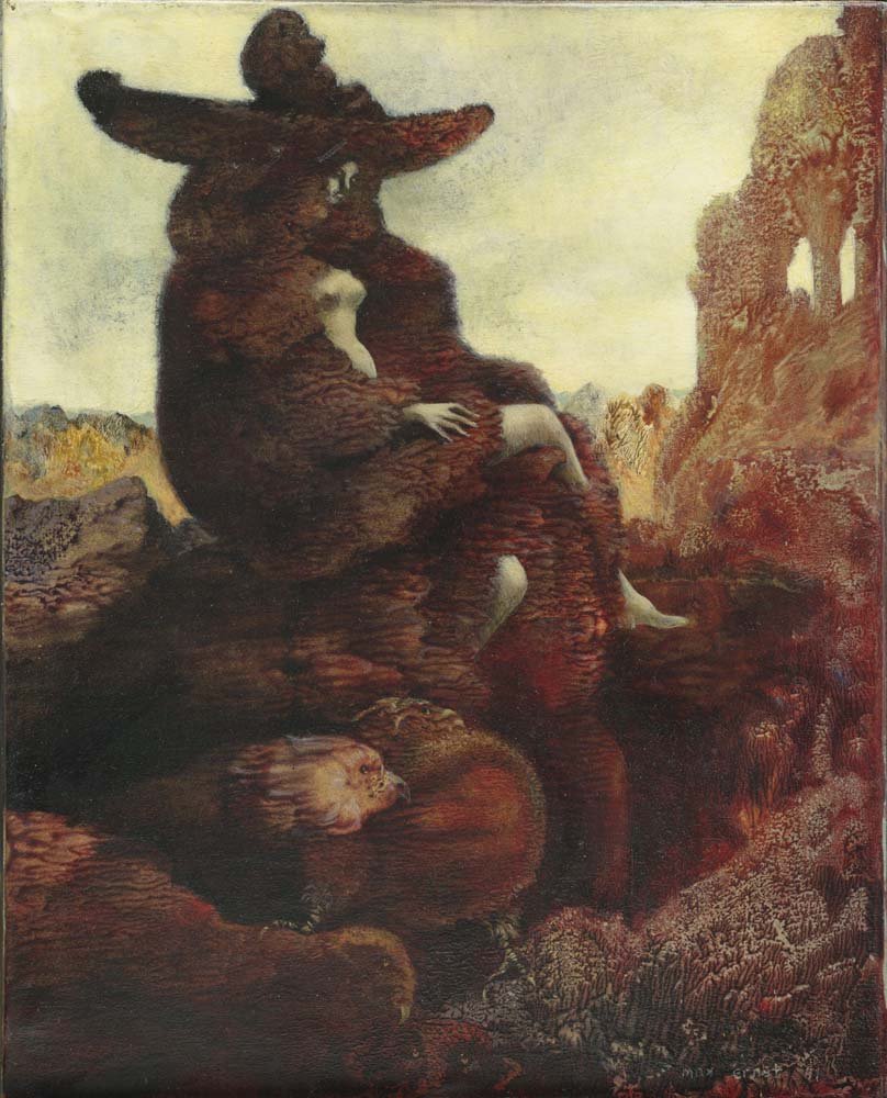 Max Ernst - Alice in 1941, vintage art, A3 (16x12") Poster Print