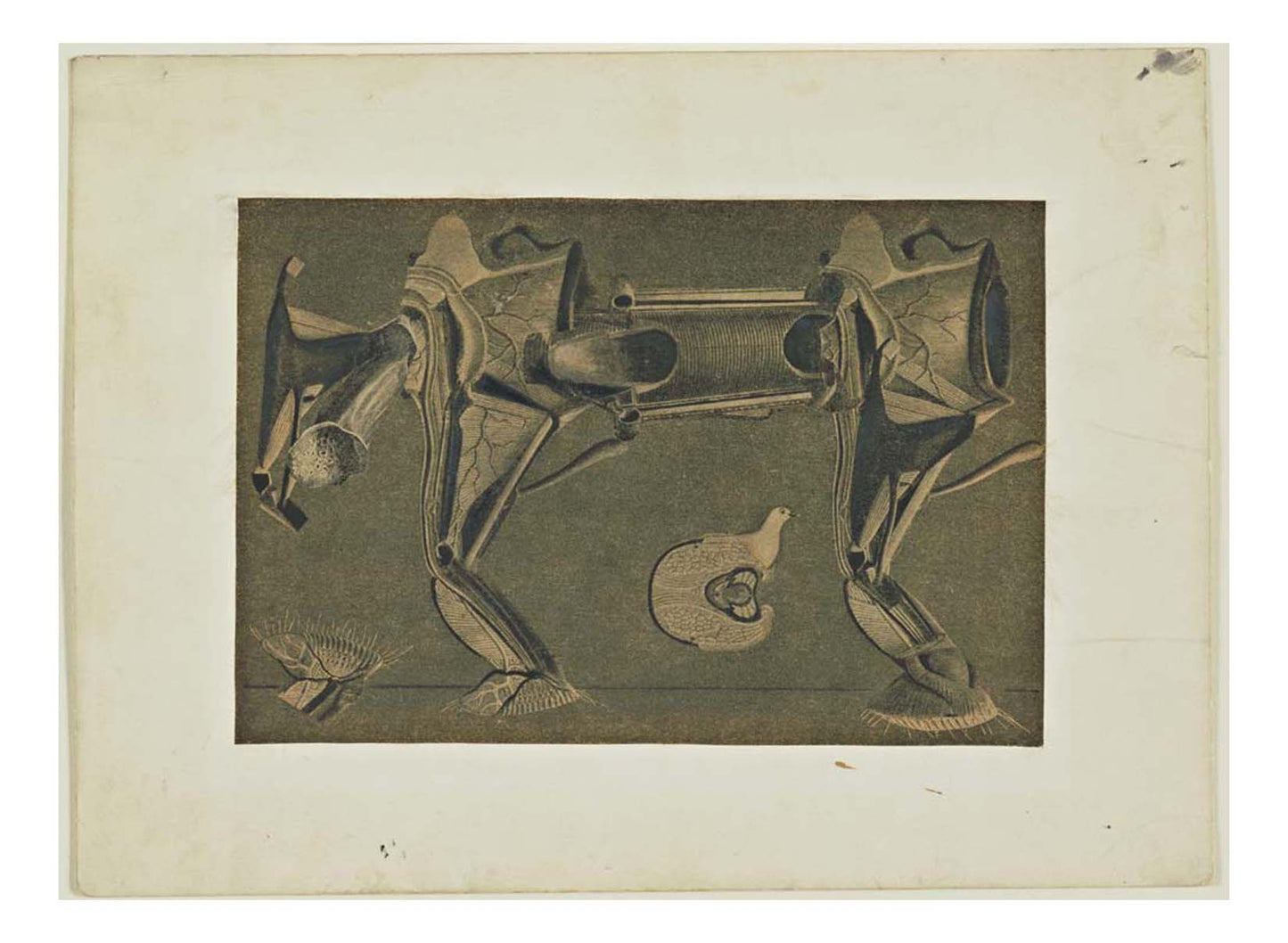 Max Ernst - The Horse He's Sick, 16x12" (A3) Poster Print