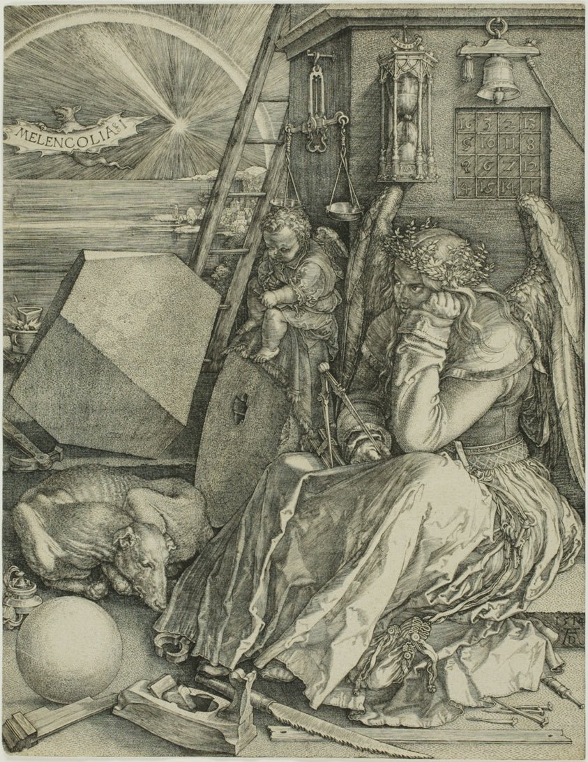 Melencolia I by Albrecht Dürer, 23x16"( A2 size) Poster Print