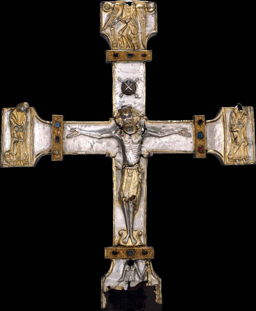 processional cross by Unknown,ca1150-75, 12x8" (A4) Poster