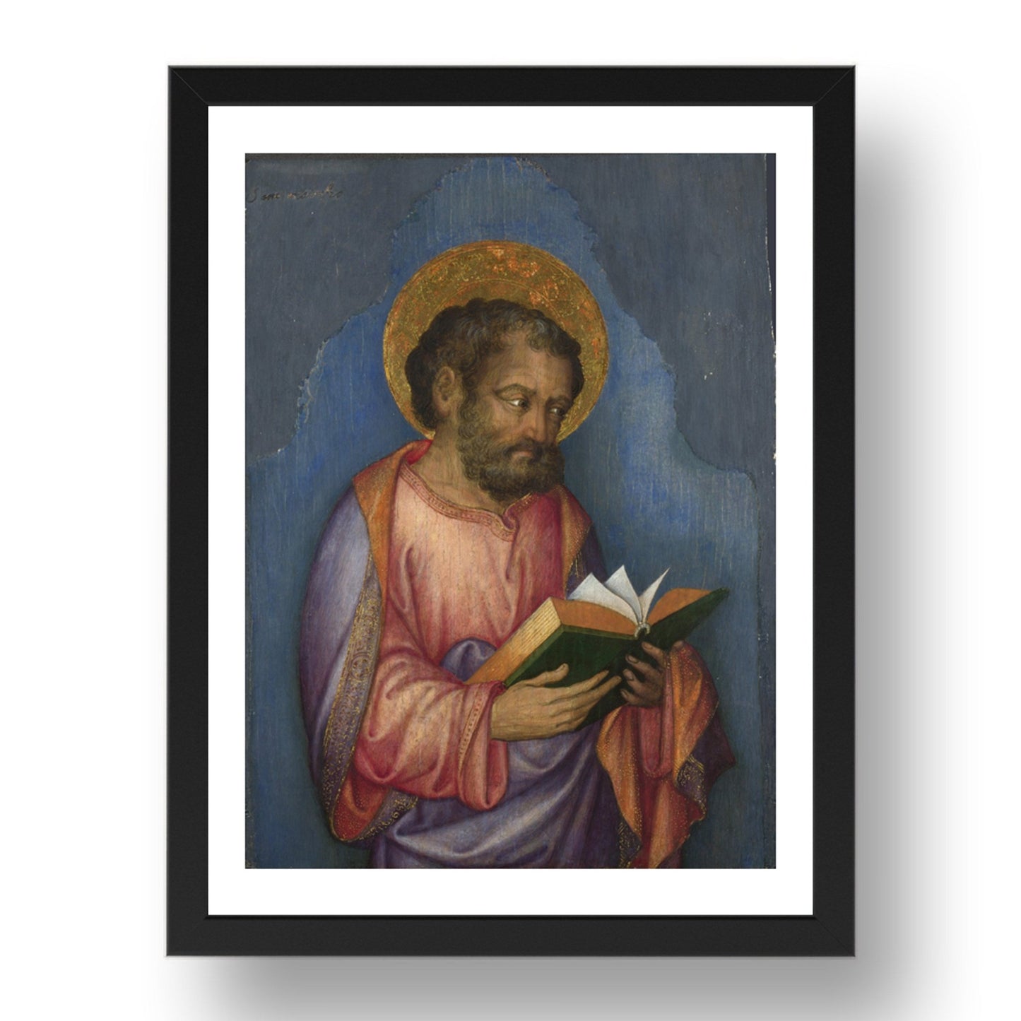 Michele Giambono: A Saint with a Book, Poster in 17x13"(A3) Frame