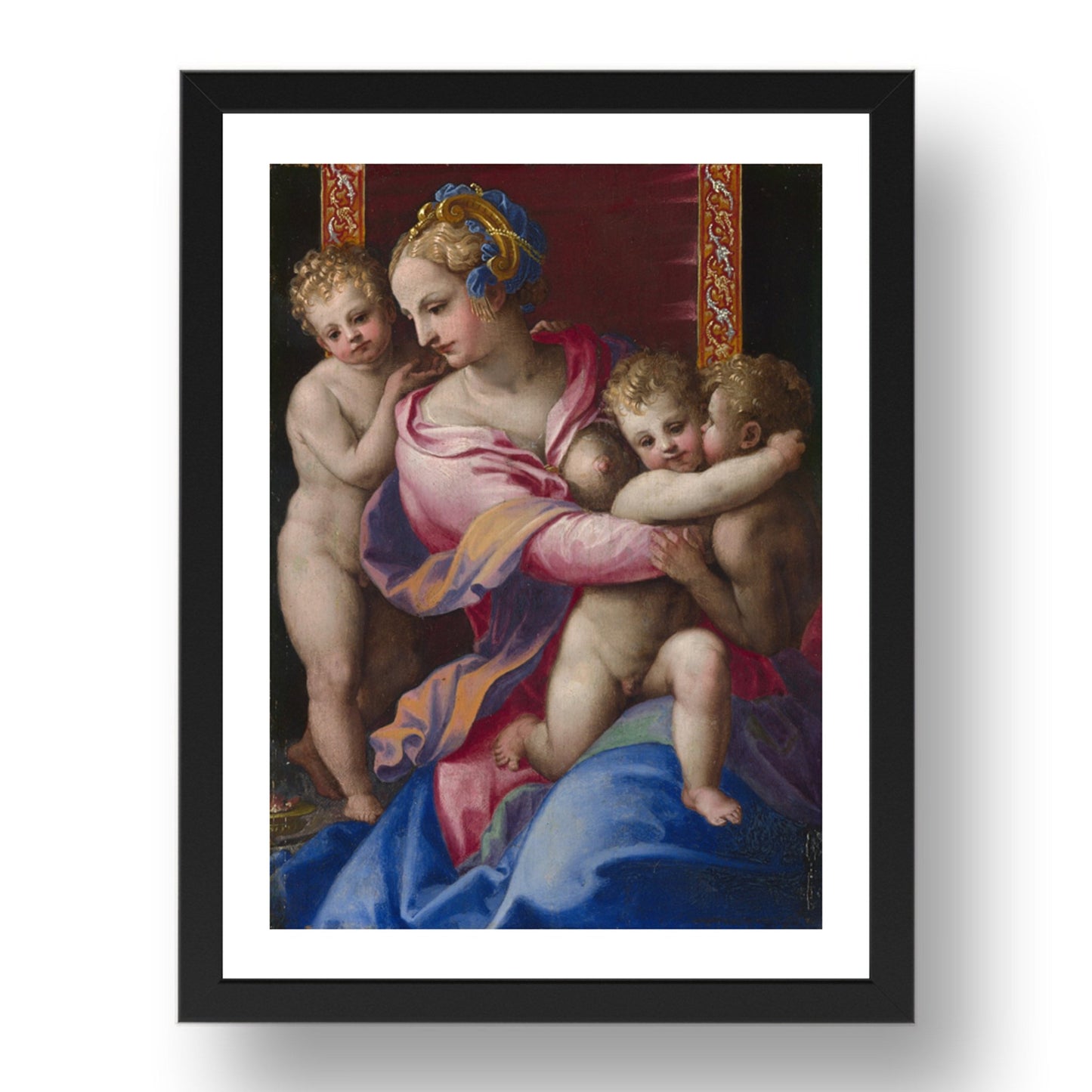 Michele Tosini: Charity, Poster in 17x13"(A3) Frame