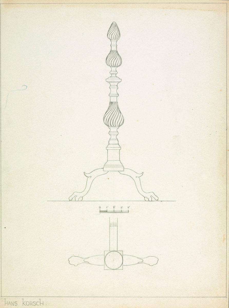 Mildred Ford:Andiron (one of pair),16x12"(A3) Poster