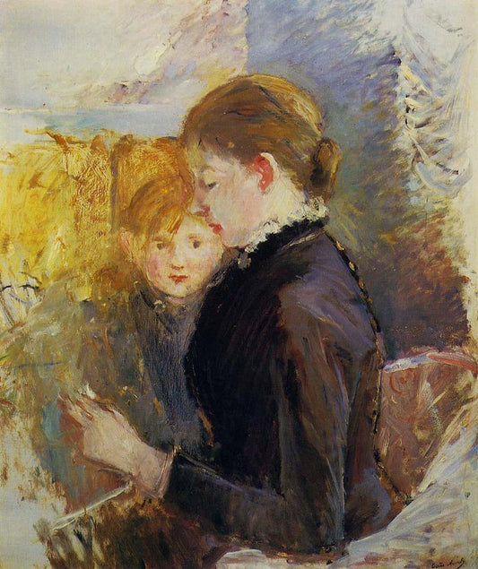 Miss Reynolds - 1884 - by Berthe Morisot, vintage art, modern poster print